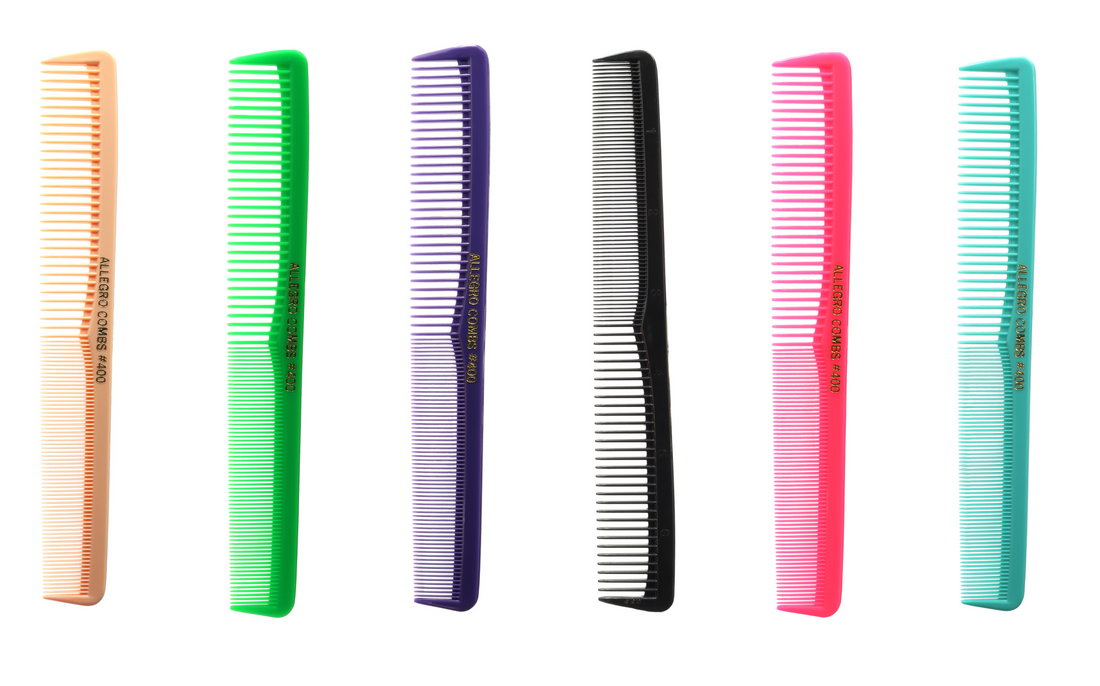 Por que os pentes Allegro #400 são as melhores ferramentas de estilo para cabelo curto e barbas