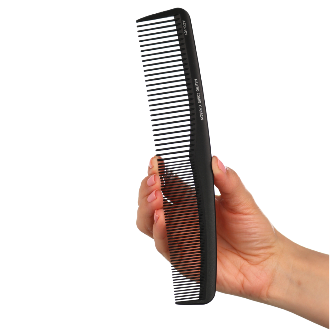 Allegro Combs Carbon Fiber Professional Hair Comb