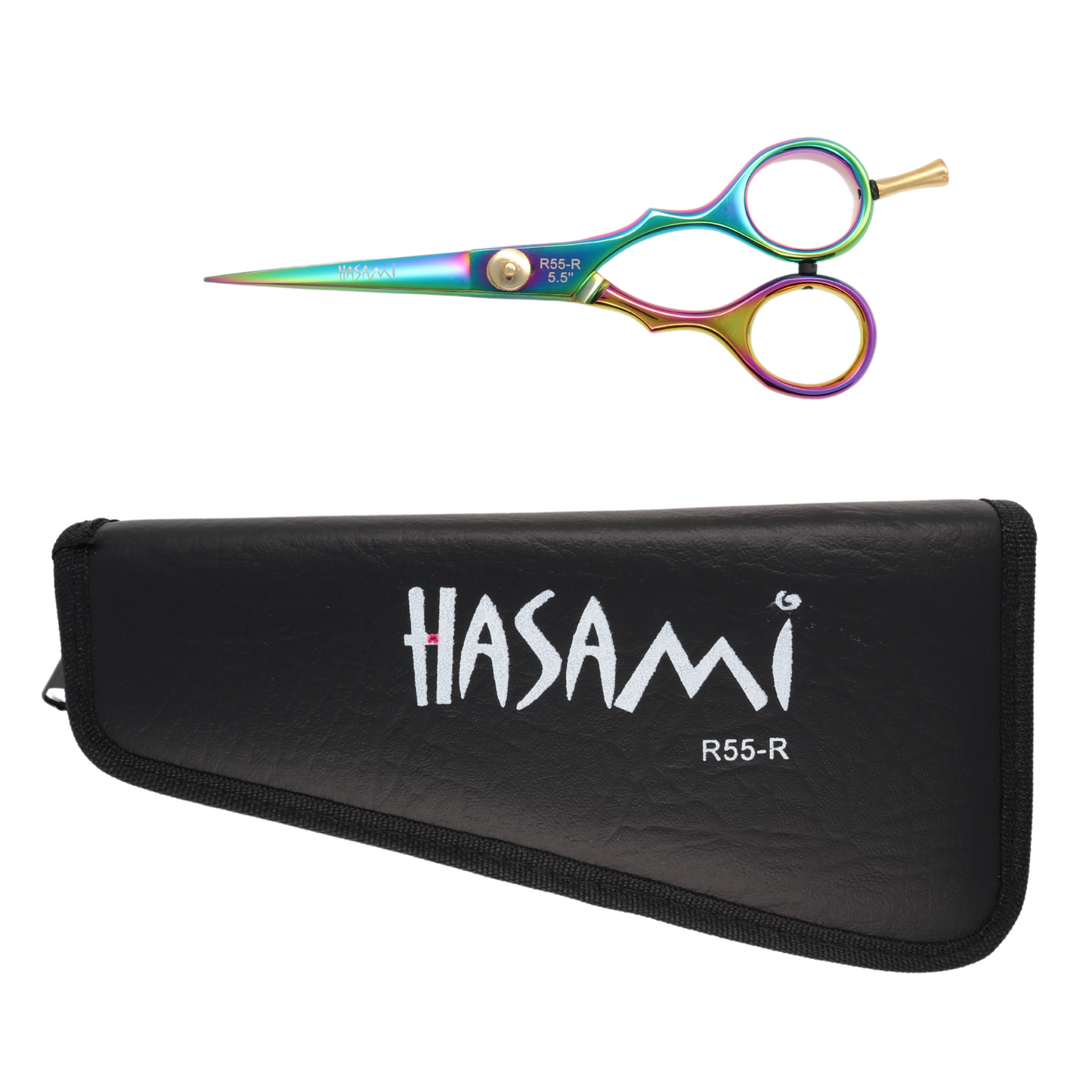 Hasami 5.5 In. Hair Cutting Scissors Righty Titanium Finish R55-R