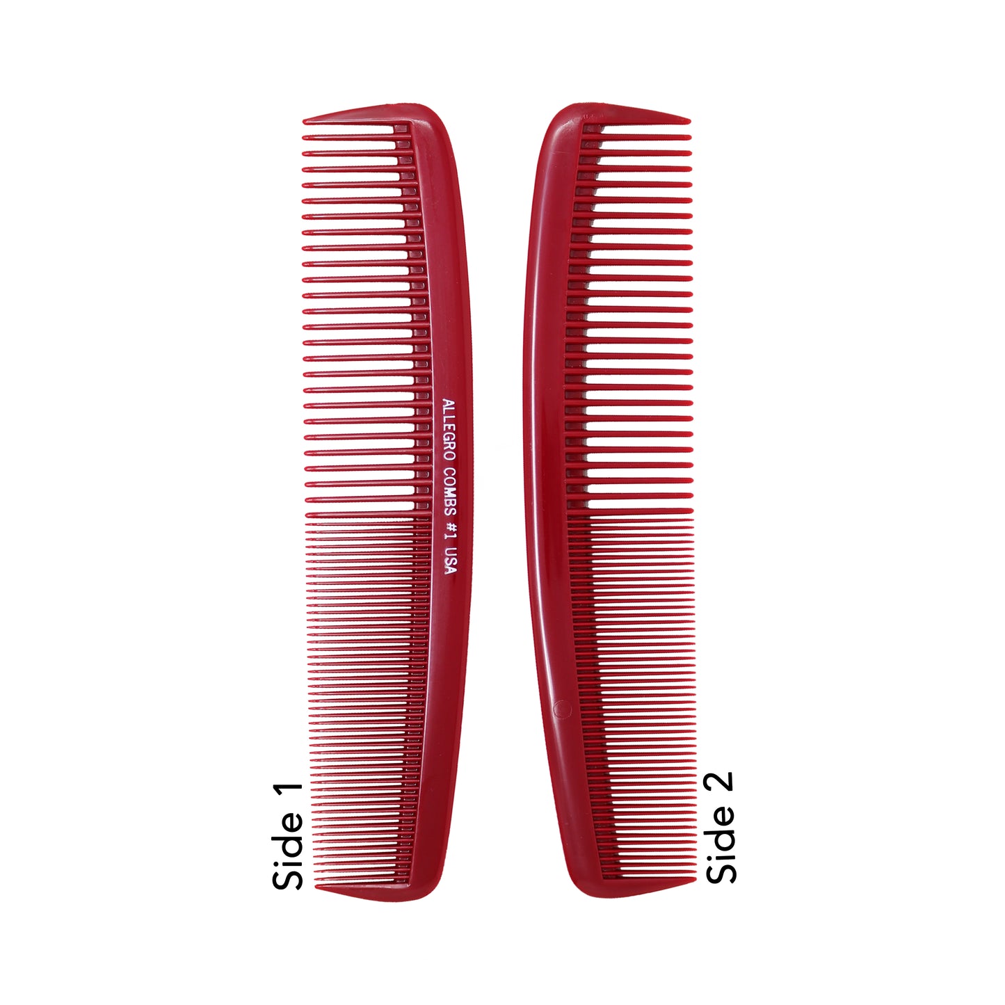 Allegro Combs 1 XL Heat Resistant Detangler Thermal Comb Barber Hairstylist Hair Combs Static Free Straightening Hair Styling  Wide And Fine Teeth