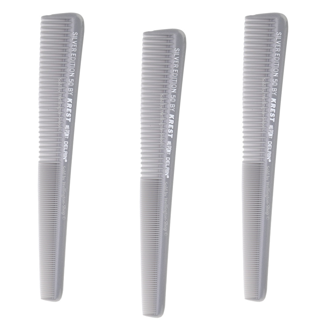 Krest Combs All Purpose Styler 7-1/2 In. Tapering Heat Resistant Comb #50