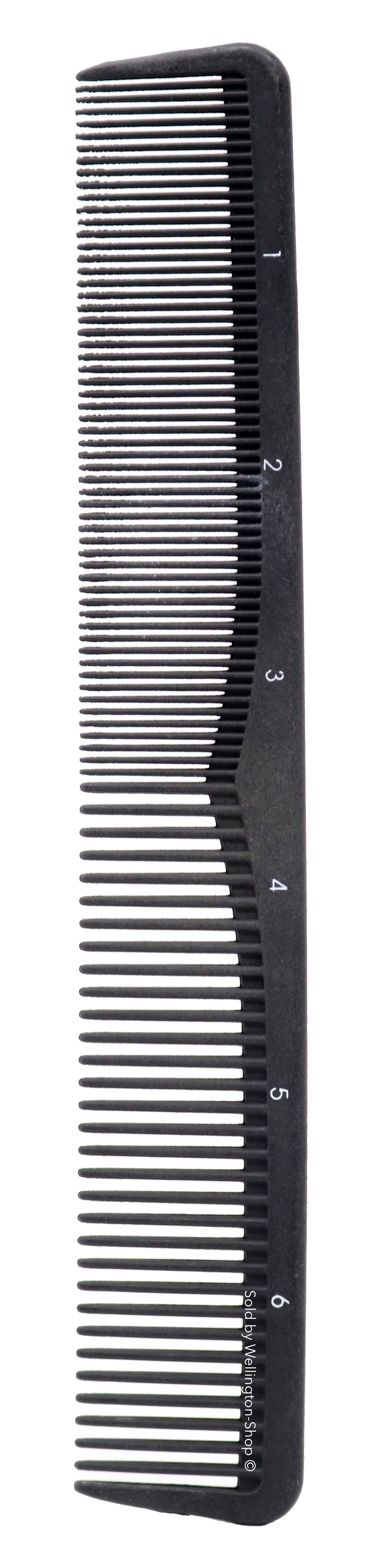 7 In. Salonchic Hight Heat Resistant Carbon Comb. Hair cutting Comb.