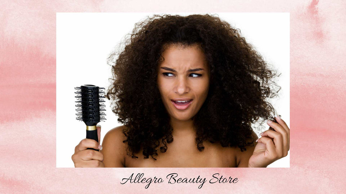What is the best type of detangling comb for thick curly hair?