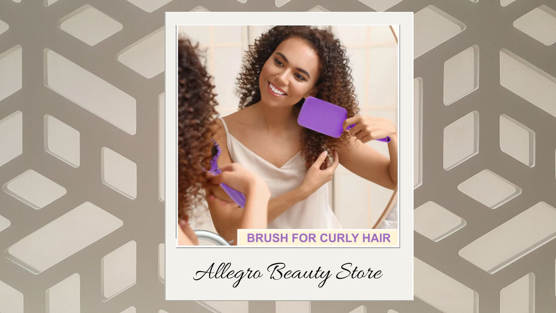 Styling Gear 104 Best Detangling Hair Brush  For Curly Hair Color Lavender