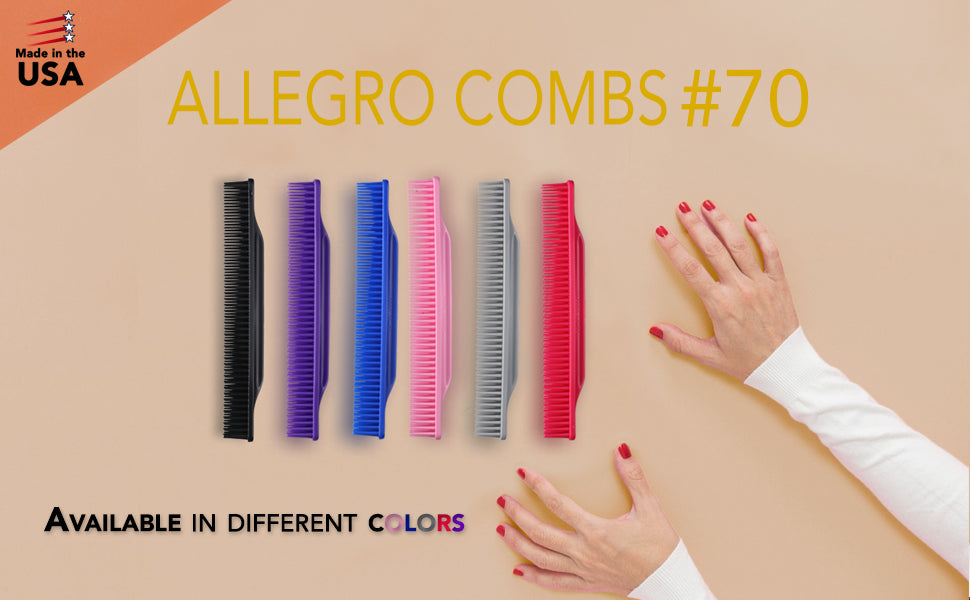 Science Comb Design Unveiling the Secrets of the 3-Row-Comb Design – Allegro Beauty Store