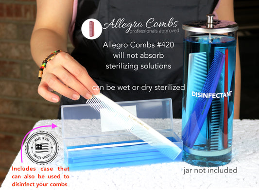 Allegro Combs, The Best Professional Hair Combs Many Color Available.