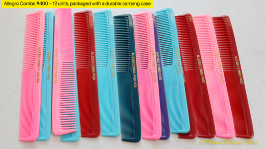 Por que os pentes Allegro #400 são as melhores ferramentas de estilo para cabelo curto e barbas