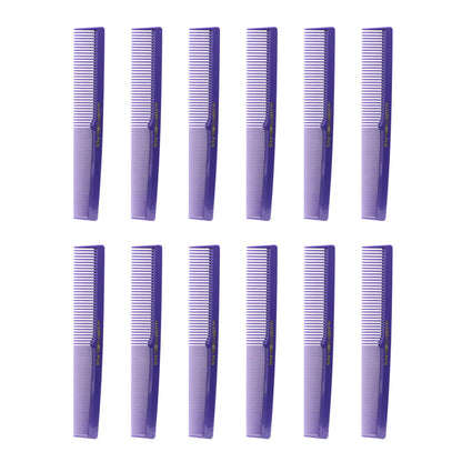 Allegro Combs 420 Barber Cutting Styling Comb Set - 12 count