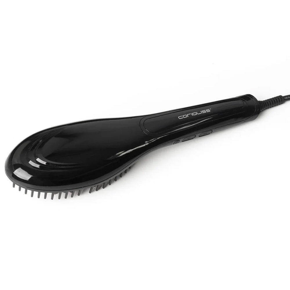 Corioliss Hair Straightening Hot Brush. 3 IN 1 Detangles 1 Count Allegro Beauty Store