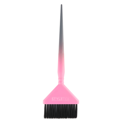 Styletek Wide Hair Coloring Brush Ombre Long Handle (Pink/Gray)