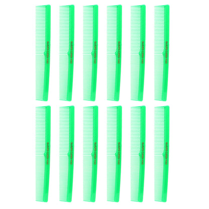 Allegro Combs 420 Barber Cutting Styling Comb Set - 12 count