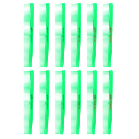 Allegro Combs #420 Professional Barber and Stylists Cutting Comb - 7 Inch (12 Pack)