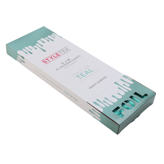 Styletek 5x16 XL  Hair Coloring Foil heavy texture, Tease Me Teal