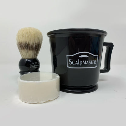 Scalpmaster Shaving Set Shaving Mug Shave brush Shave Soap Gift for Men