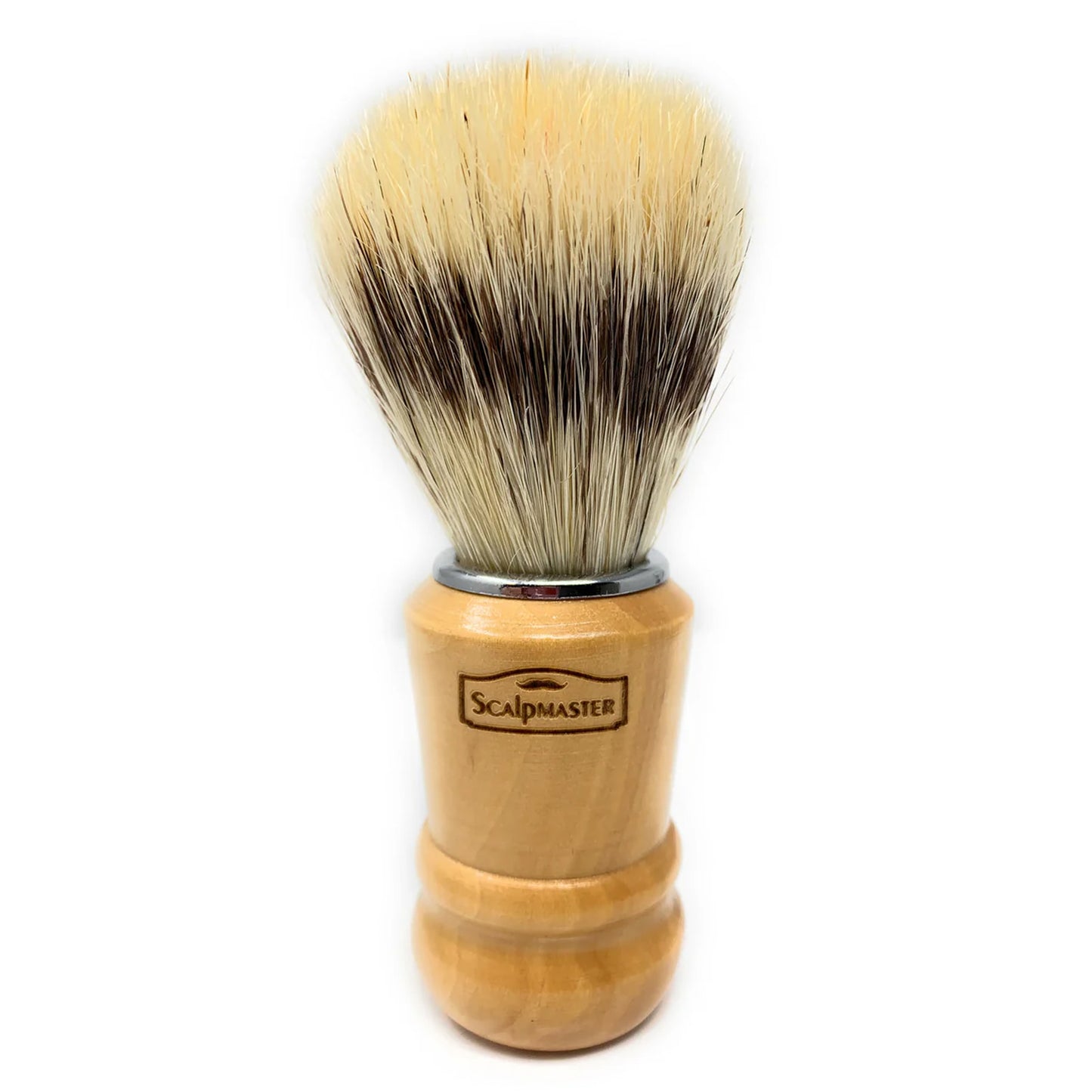 Scalpmaster Boar Bristles Shaving Brush Wood Handle 100% Boar Bristles SB-15