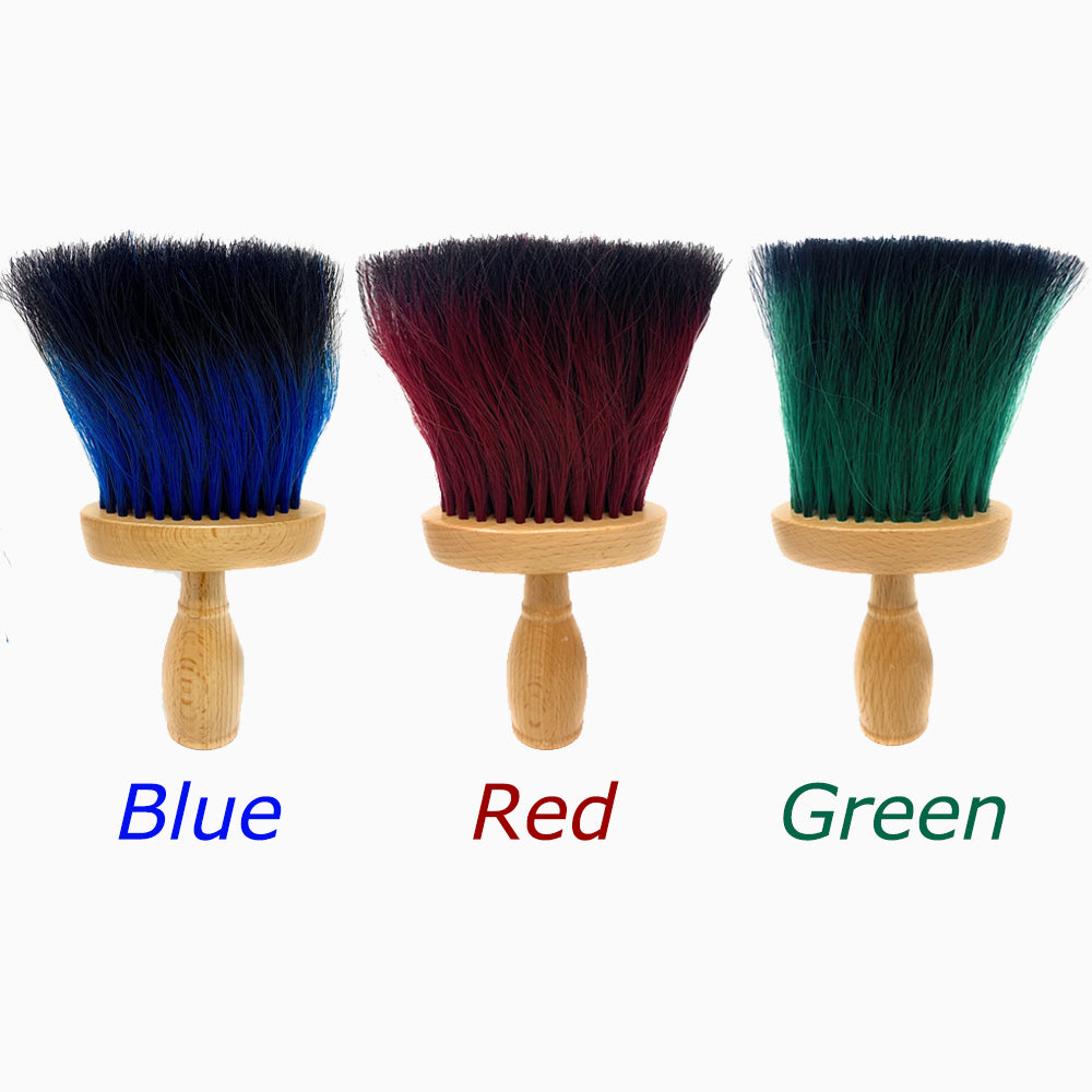 Neck Duster Extra Thick Ox Hair Neck Brush Barber Duster Color Bristles 1 pc.