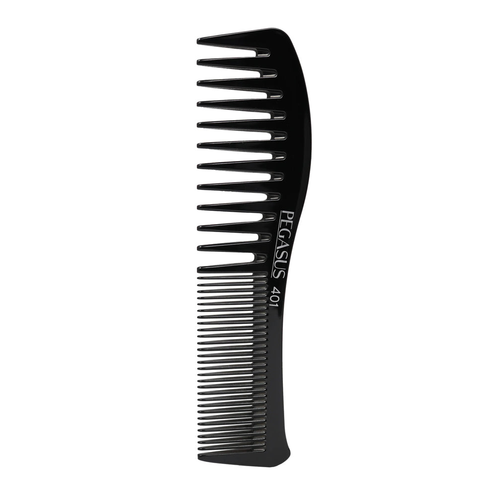 Pegasus 401 Curved Space Teeth Finger Waving Styler Comb – Heat Resistant