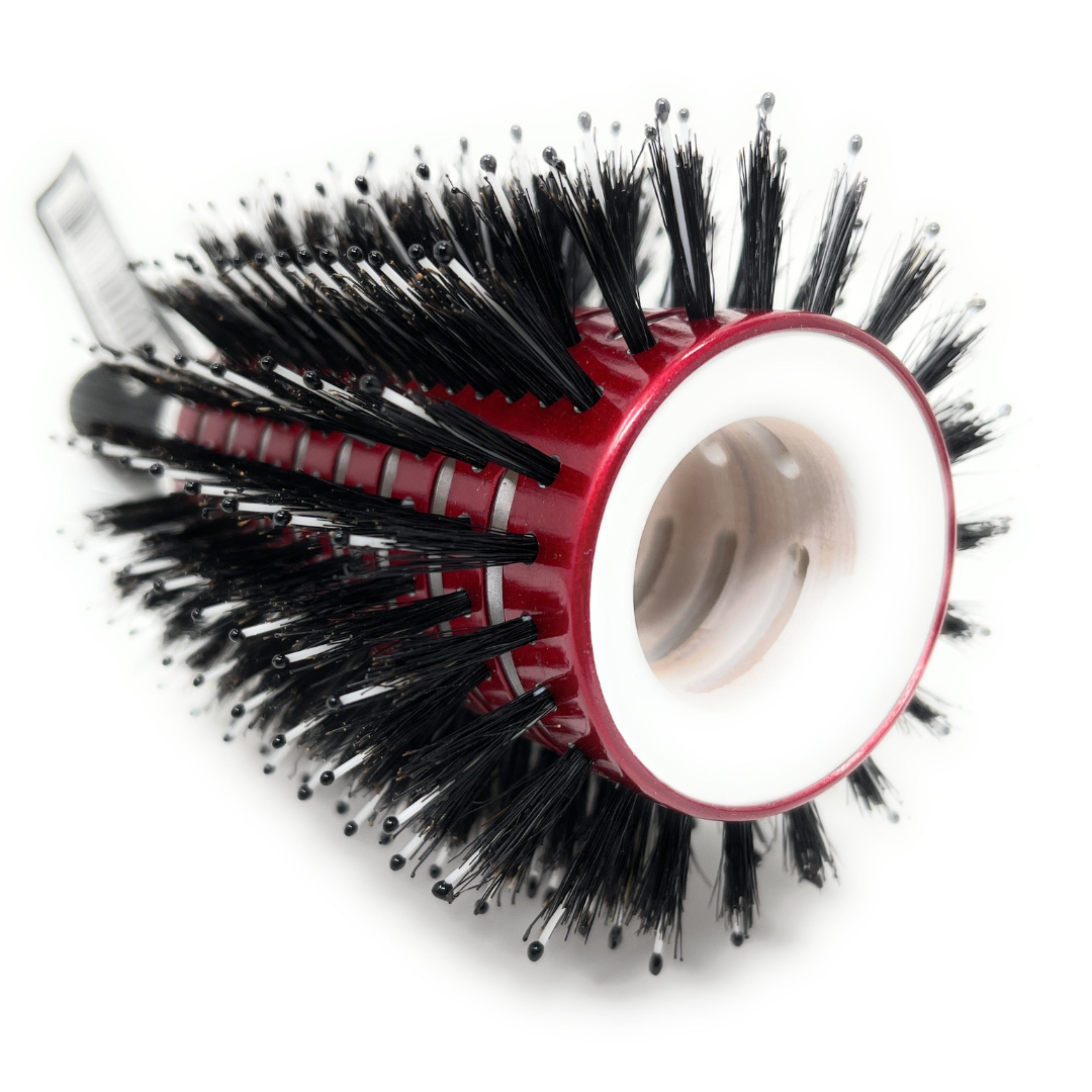 Phillips Vent Barrel Hair Brush - Boar Bristles, Tourmaline, Rubber Grip