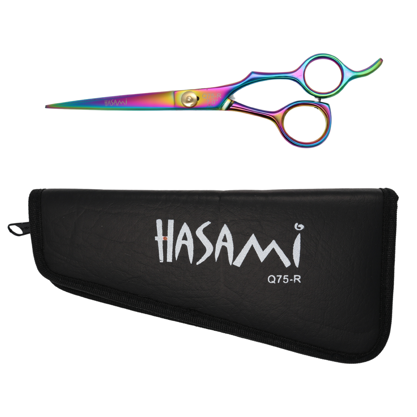 Hasami 7-In. Right-Handed Hair Cutting Scissors - Titanium Finish Q75-R