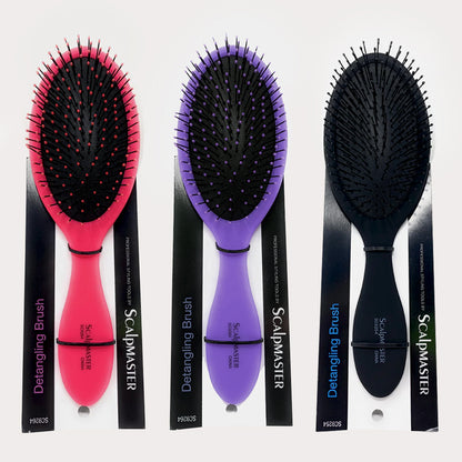 ScalpMaster Detangling Cushioned Brush Detangle Brush Hair Brush