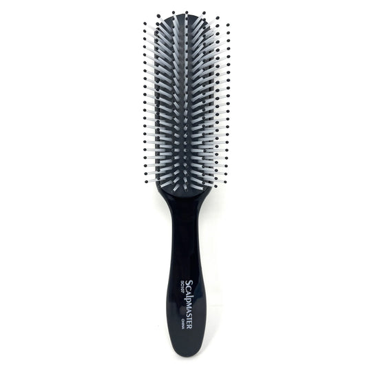 Scalpmaster Hair Brush Soft Flexible Teeth For Detangling Hair Brush Straightening Brush 1 Pc.