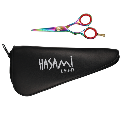 Hasami 5-Inch Right-Handed Hair Cutting Scissors - Titanium Finish (L50-R)