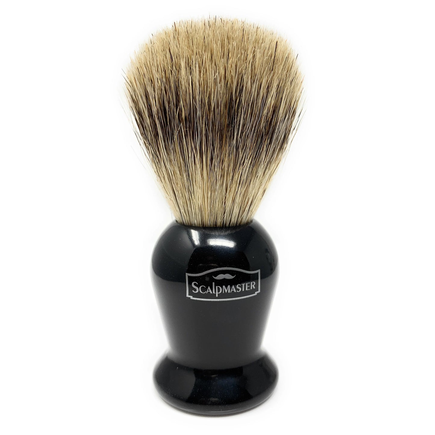 Scalpmaster Boar/Badger Mix Shaving Brush Shave Brush Black Handle SB-17