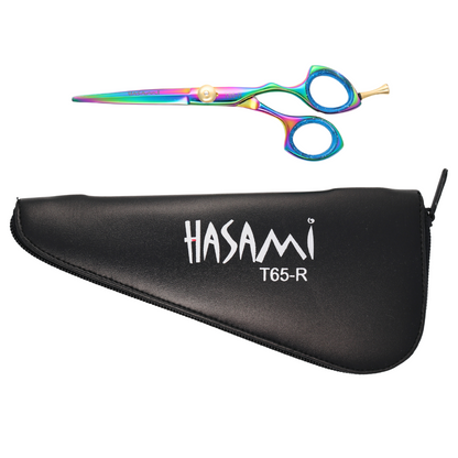 Hasami 6 In. Hair Cutting Scissors Titanium Finish T65-R