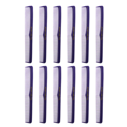 Allegro Combs #400 Barber Combs For Hair Cutting All Purpose Combs 12 Count