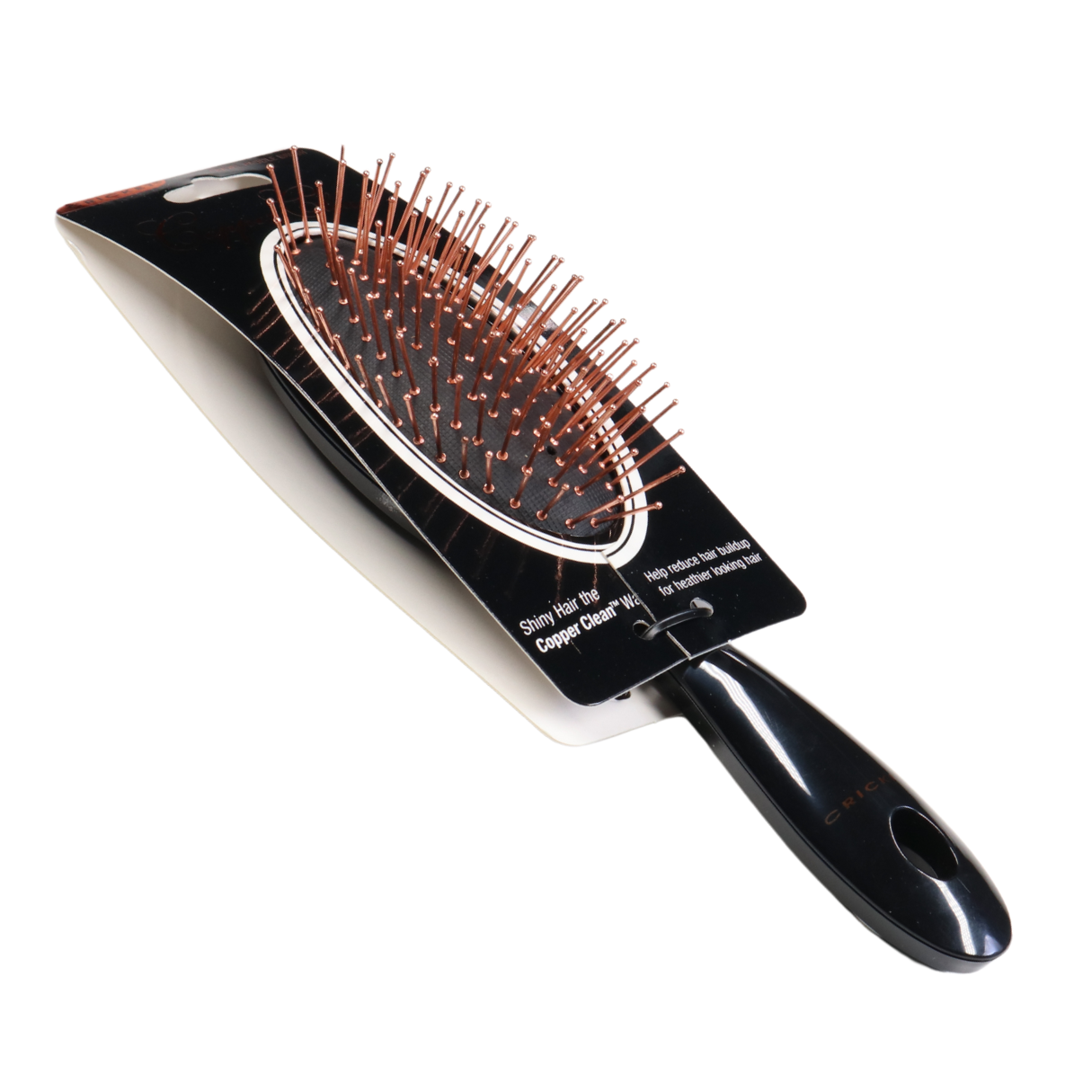 Cricket Copper Clean Designer Sculpt Paddle Hair Brush with Copper Bristles 1 Count