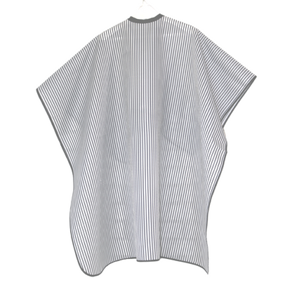 Allegro Combs Classic Pinstripe Barber Cape One Size Fits All 46 x 60 In.