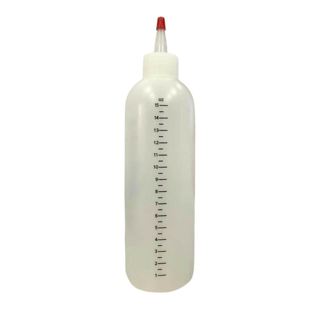 Color Applicator Bottles 15 oz / 400 ml – Pointed Tip. Pack of 6