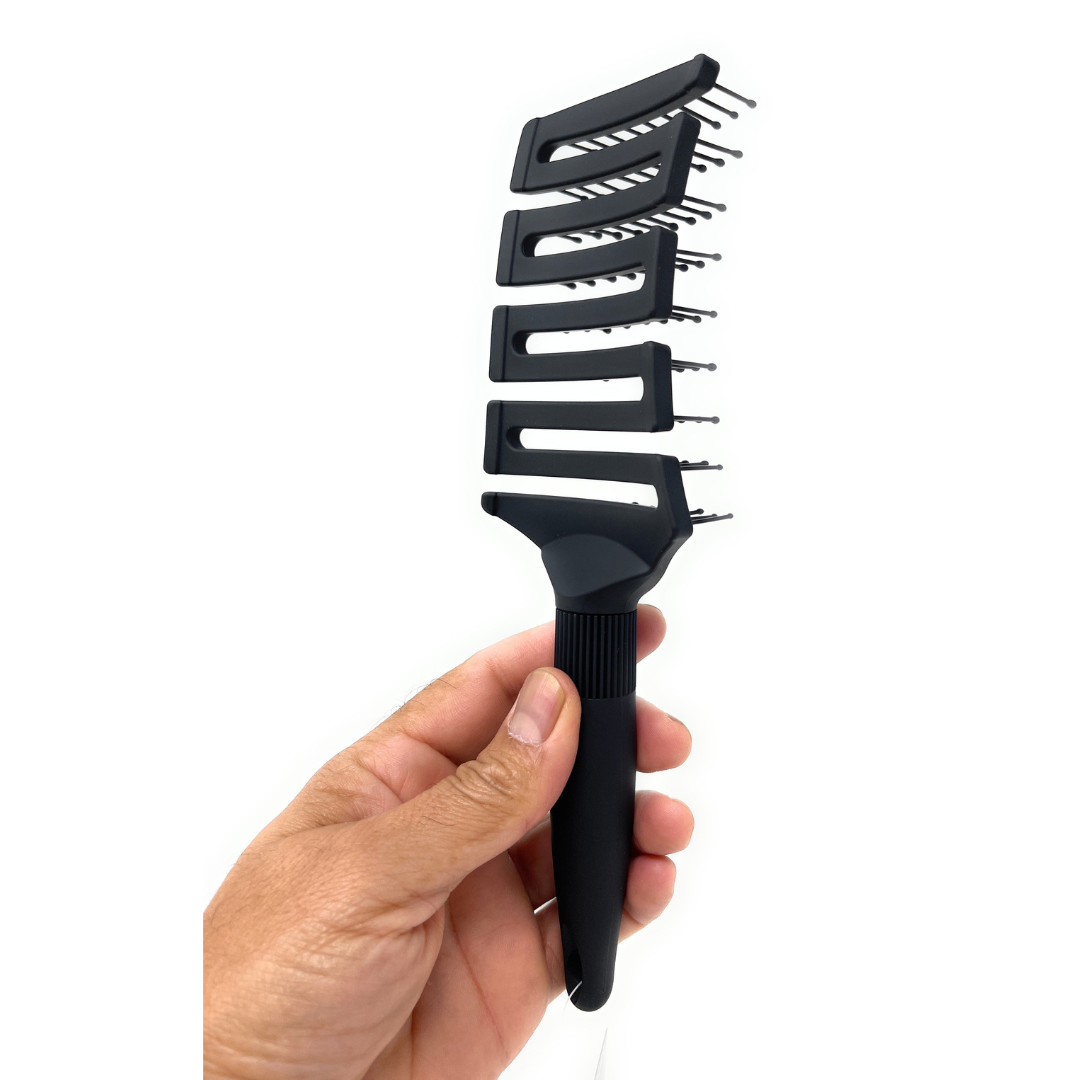 Sclapmaster Hair Brush Ball-tipped Bristles Flexible Vented