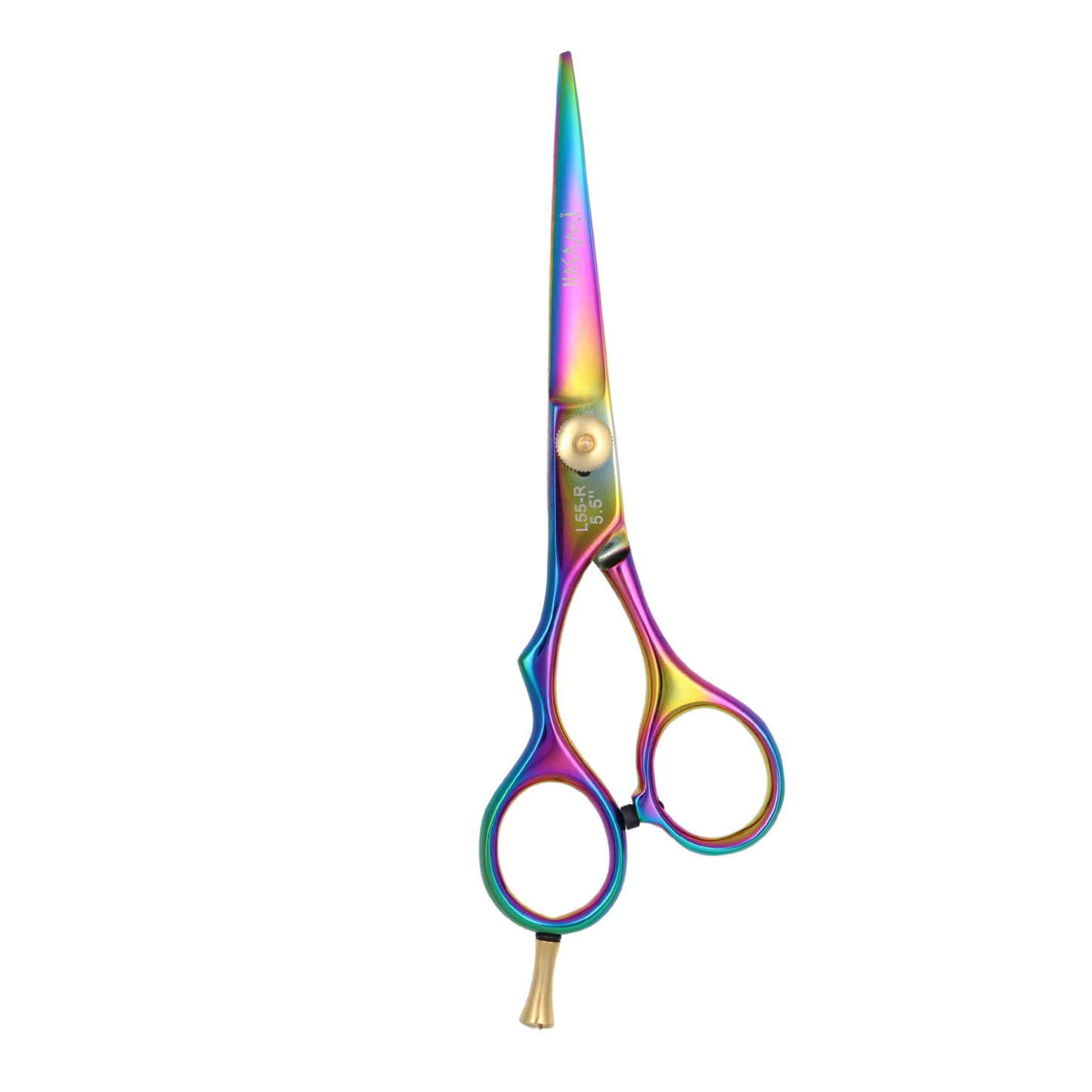 Hasami 5.5 In. Hair Cutting Scissors Righty Titanium Finish  L55-R