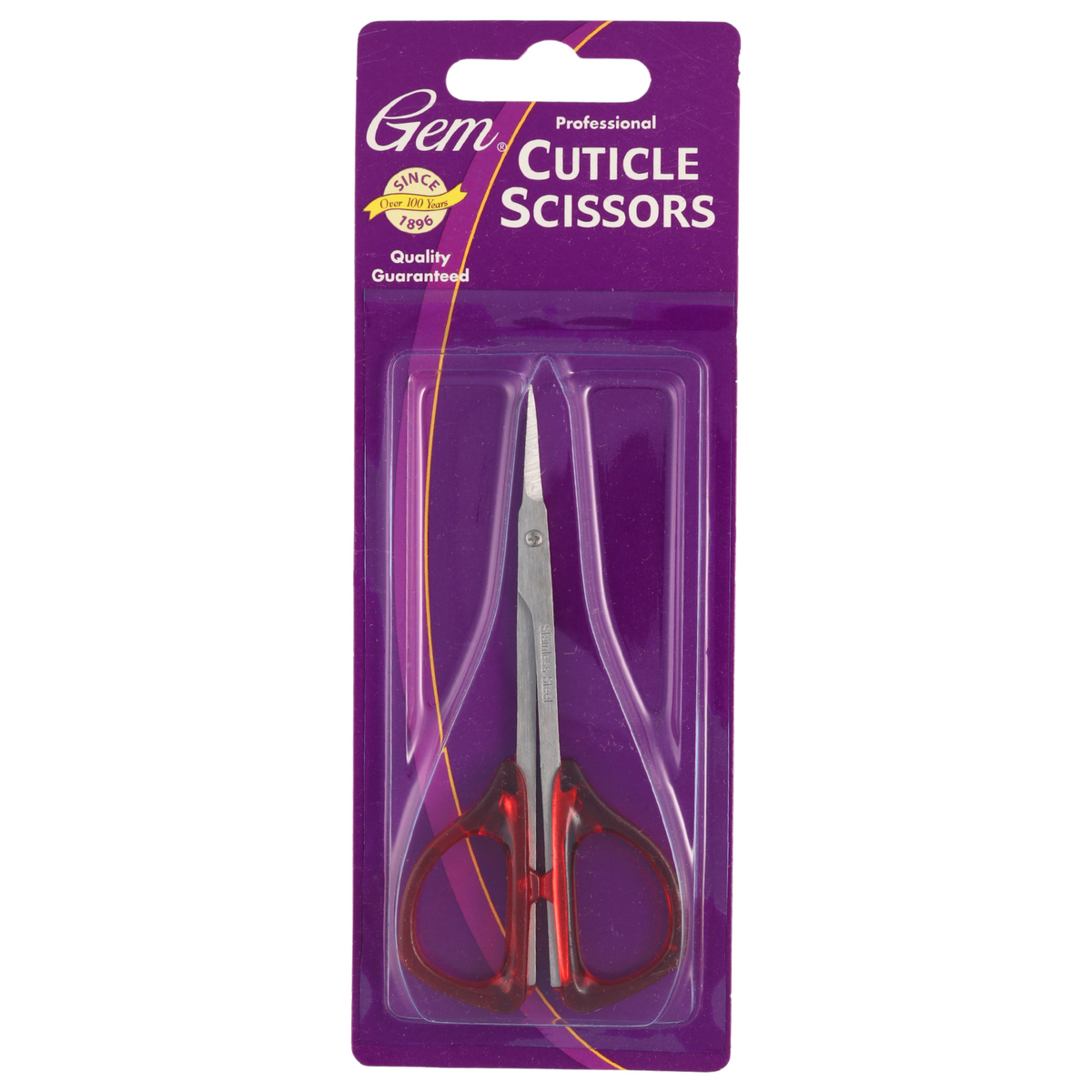 2-pack Gem Cuticle Scissors - Stainless Steel Nail Care Cuticle Trimmer