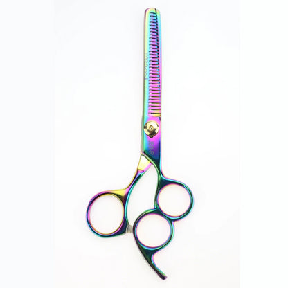 Hasami 6 In. Hair Thinning Scissors Hair Cutting Thinning Shears Set Titanium Finish J60-R