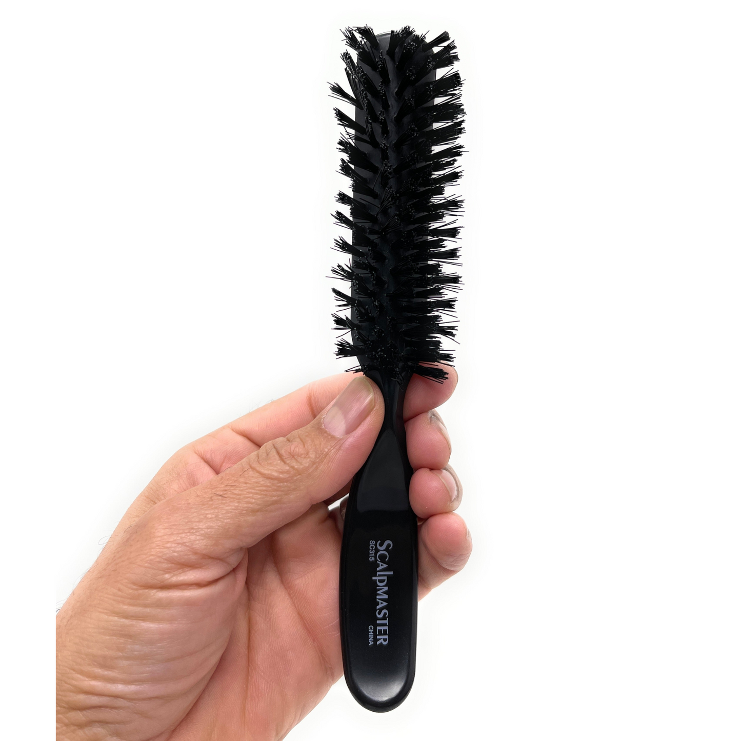 Scalpmaster Hair Brush Smooth Round Neck Nylon Bristle