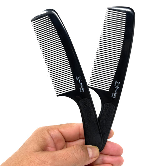 Scalpmaster Clipper Combs - Professional Flat Top Blending Combs (2-Pack)