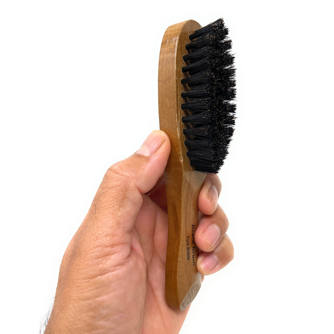 Phillips Brush Beard Brush Short Hair Pure Bristle Wood Handle