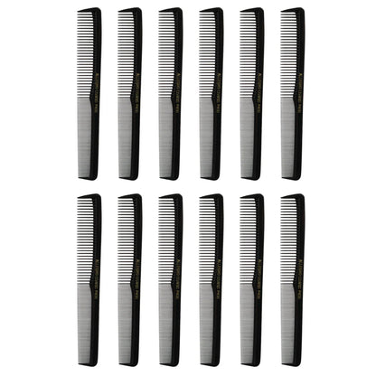 Allegro Combs #400 Barber Combs For Hair Cutting All Purpose Combs 12 Count