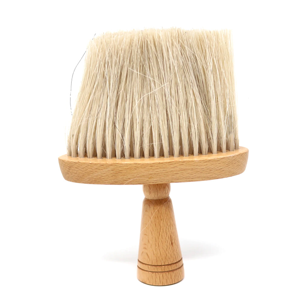 Scalpmaster Barber Brush Neck Duster With Natural Bristles Barbershop Accessories 1 pc.