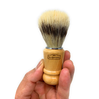 Scalpmaster Boar Bristles Shaving Brush Wood Handle 100% Boar Bristles SB-15