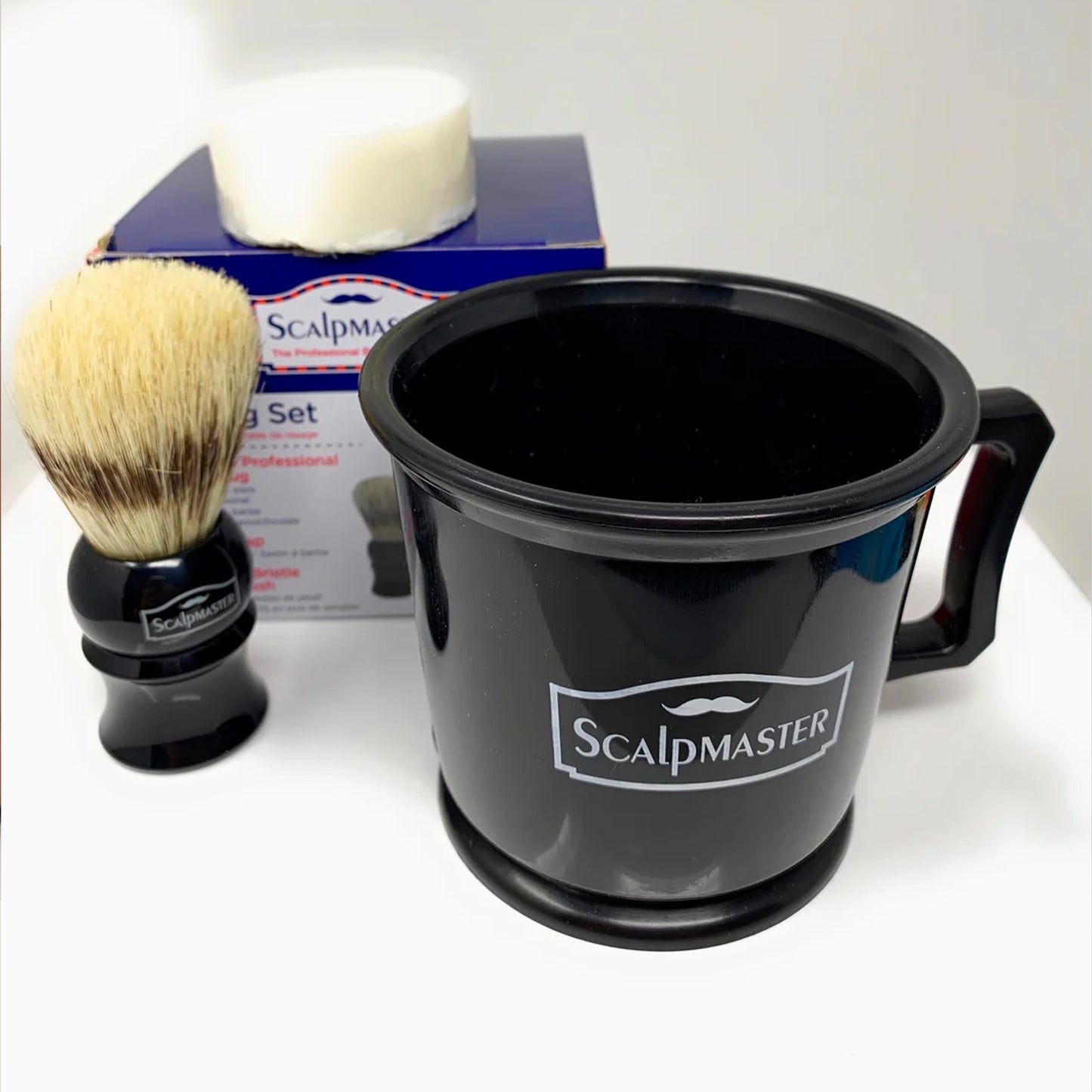 Scalpmaster Shaving Set Shaving Mug Shave brush Shave Soap Gift for Men