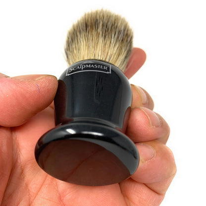 Scalpmaster Boar/Badger Mix Shaving Brush Shave Brush Black Handle SB-17