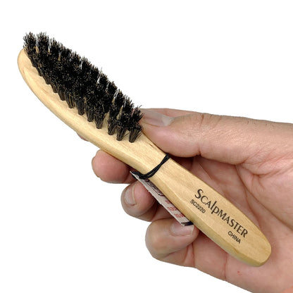 Scalpmaster 100% Boar Bristle Beard Brush Hair Brush Clipper Brush 2 pk.