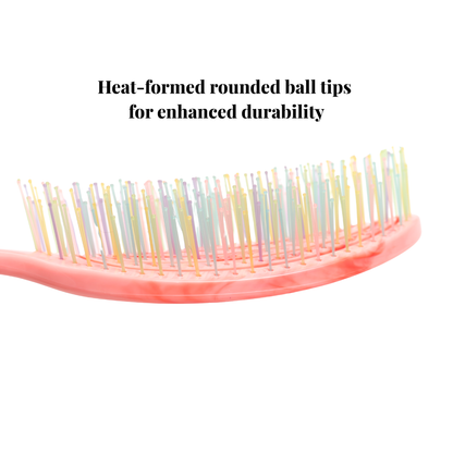 BLUSHMARKS Spiral Flex Detangling Hair Brush – Flexible Vented Hair Brush for Wet & Dry Hair