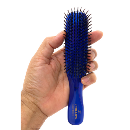 Phillips Brush Light Touch 6 Gem Nylon Bristle Hair Brush - 9-Row Unisex Brush