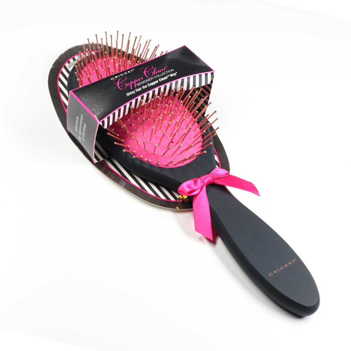 Cricket Copper Clean Designer Sculpt Paddle Hair Brush with Copper Bristles 1 Count