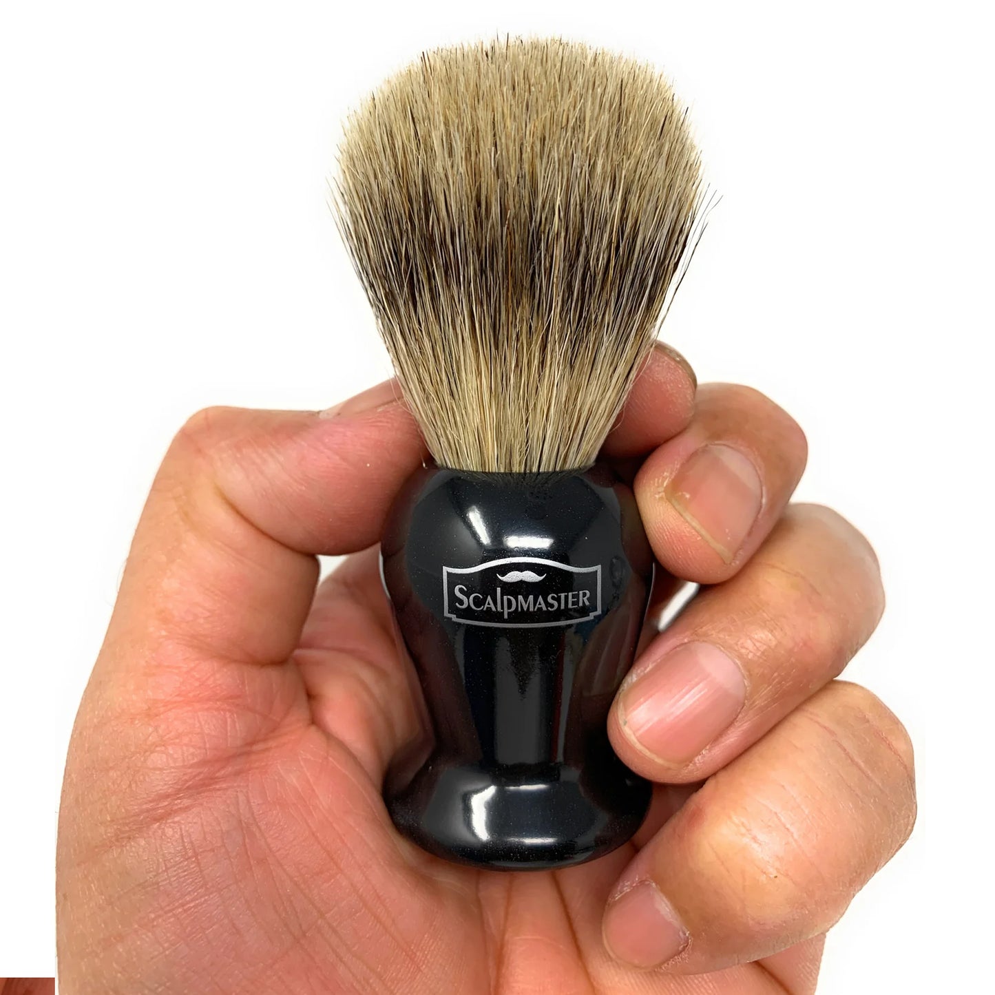 Scalpmaster Boar/Badger Mix Shaving Brush Shave Brush Black Handle SB-17