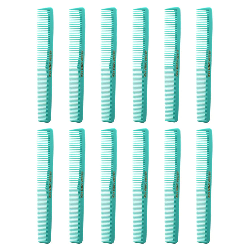 Allegro Combs #400 Barber Combs For Hair Cutting All Purpose Combs 12 Count